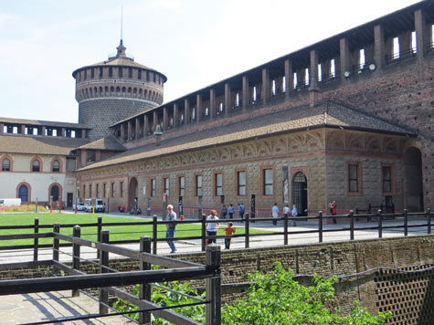 Ancient Art Museum in Milan Italy (Milano Italia)