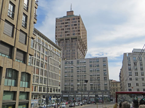 Velasca Tower in Milan (Torre Velasca)